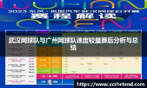武汉网球队与广州网球队速度较量赛后分析与总结